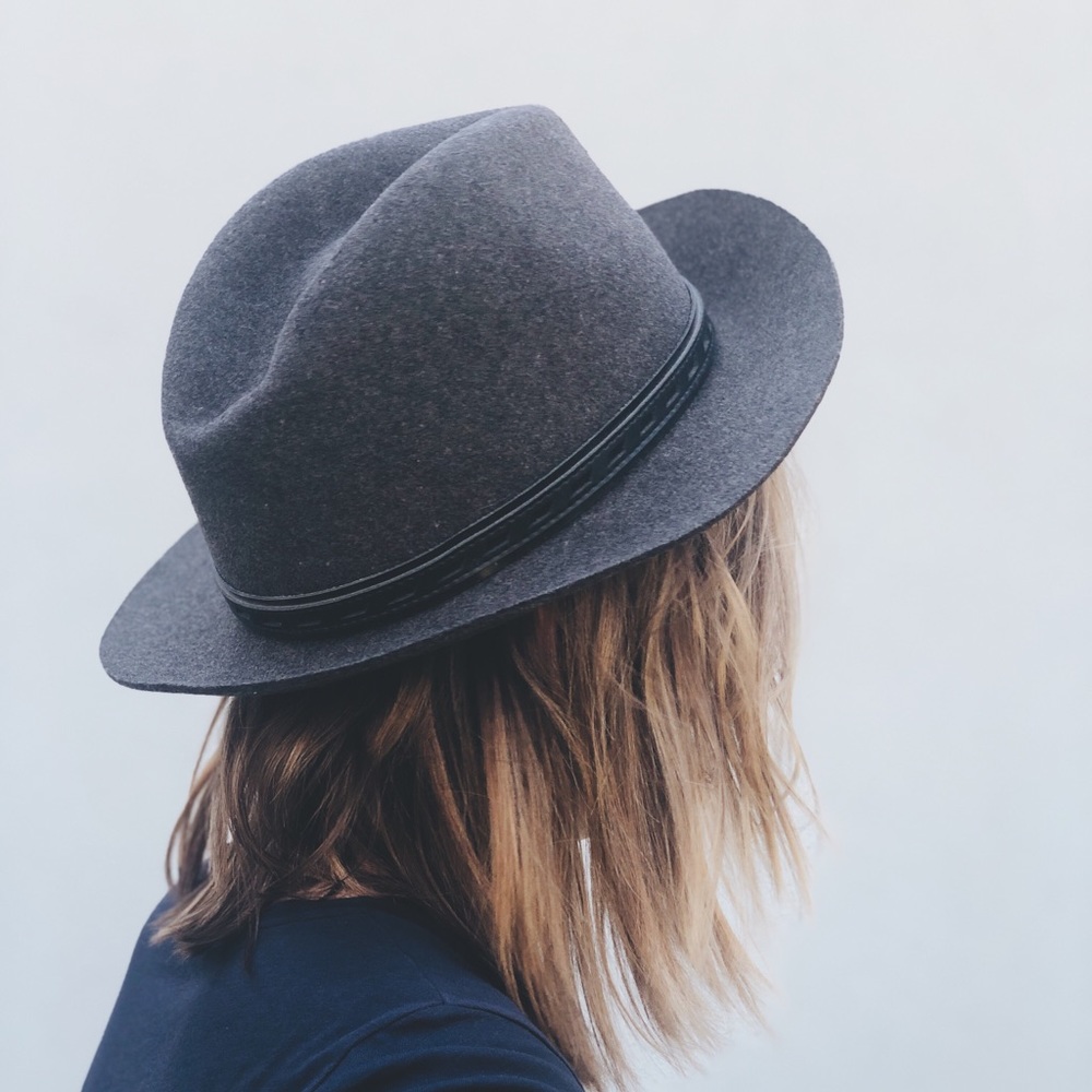 Rag & Bone Wool Fedora Hat size Large